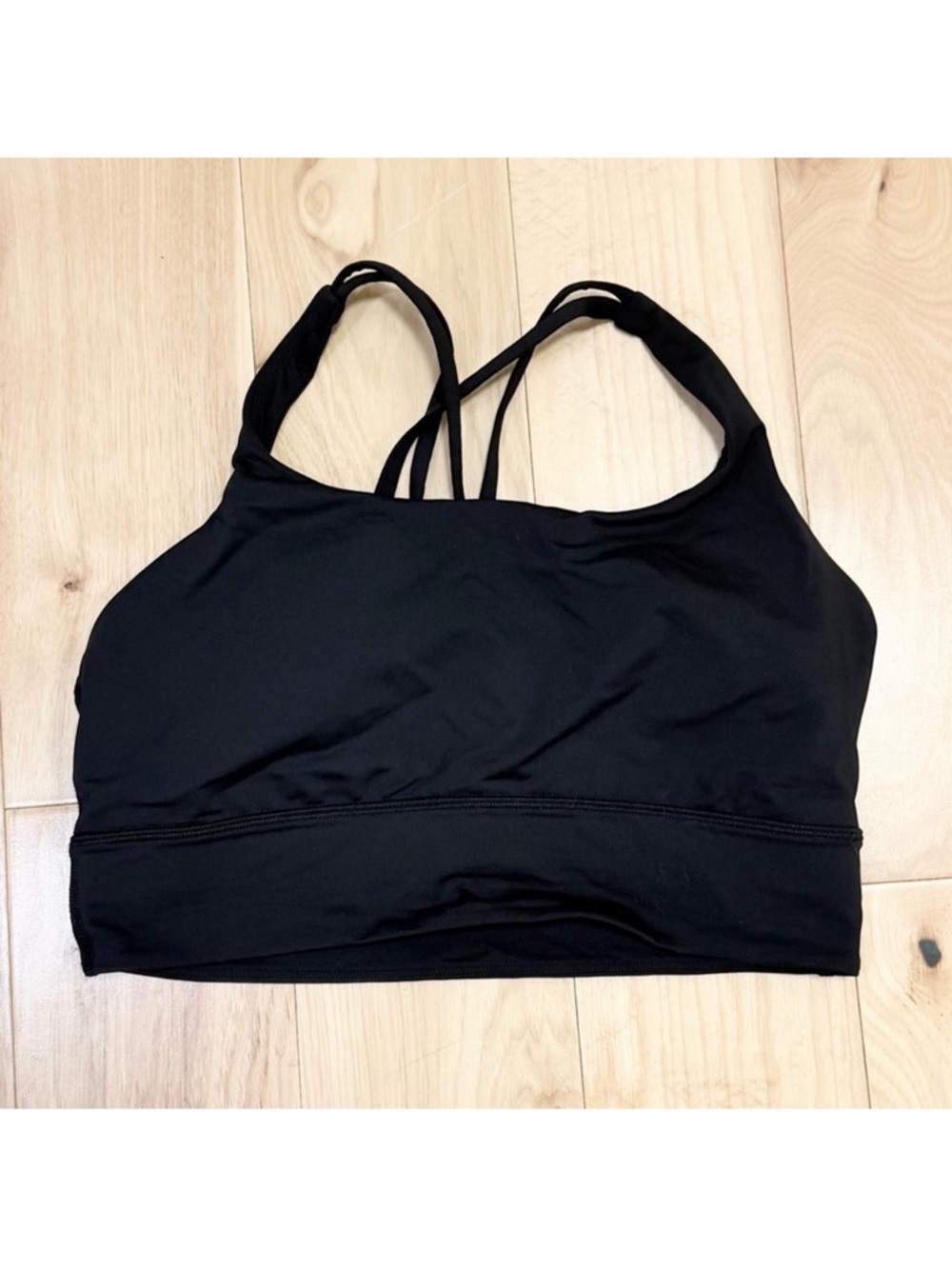lululemon athletica Black Strappy Sports Bra